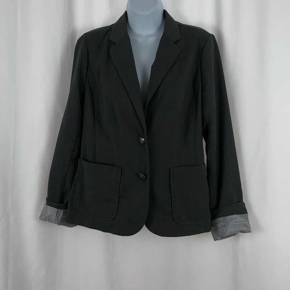 Gap Button Front Blazer Pockets 4 - image 1